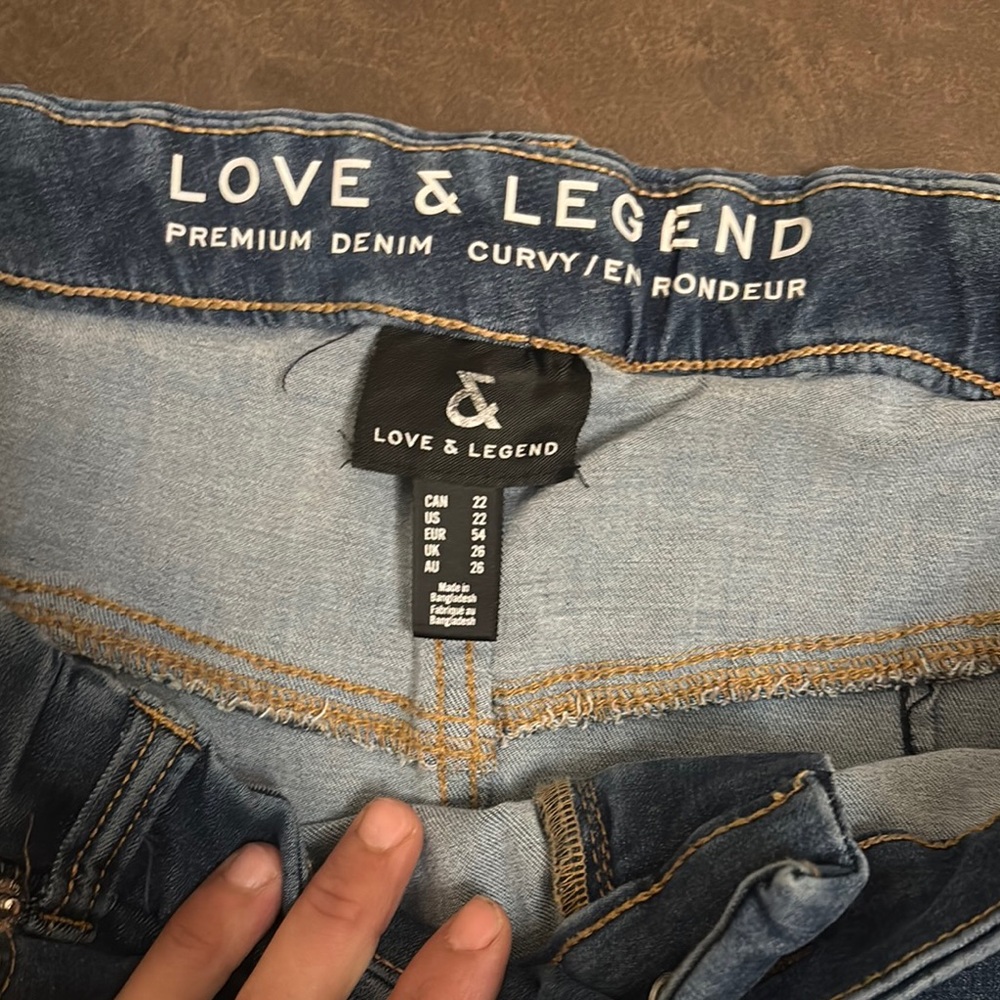 Love & Legend High Rise Blue Jeans